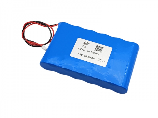 7.2V 9900mAh 18650 圓柱形鋰電池 | 2S3P鋰電池